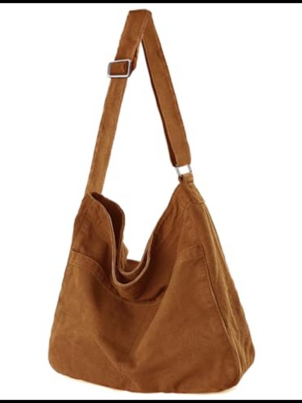 Washed Canvas Crossbody Shoulder Bag Hobo Tote Travel Messenger